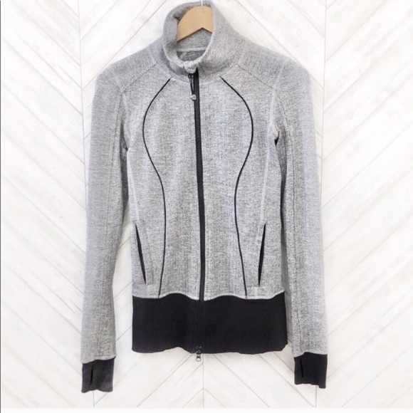 LULULEMON Asana Nice Herringbone Jacket Rare - Picture 2 of 8